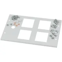 Eaton Frontplatte mit Öffnung 4x72mm plus Montagesatz - 283940