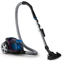 Philips PowerPro Compact Staubsauger ohne Beutel, Allergiefilter, 99,9 % Staubaufnahme, 900 W, lila (FC9333/09)