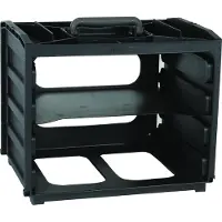 Raaco HandyBox 55, Polypropylen (PP), 1,76 kg, Schwarz