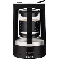 Krups Kaffee-Druckbrühautomat T8 KM4689, Filterkaffeemaschine, 1,25 l, 850 W, Schwarz