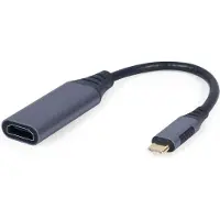 Cablexpert USB Type-C zu HDMI Adapter - Spacegrau, Kompakt
