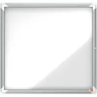 Nobo Premium Plus 6xa4 Blatt Außendisplay Gehäuse Magnetisch Weißer Hintergrund