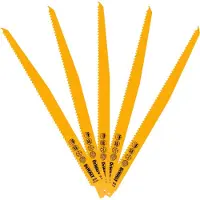Dewalt Bi-Metall Säbelsägeblatt für Holz 5 Stück - DT2350-QZ