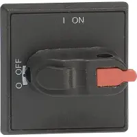 ABB OHBS3AH1 Selektorgriff 0 OFF-1 ON schwarz Wellen-ø 6 mm IP54 für Lasttrenn., Trägerplatten und DIN-Schienenmontage 1SCA105235R1001