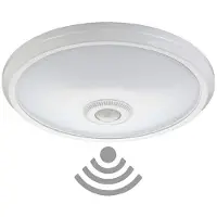 EDM Oberflächen-led Mit Sensor Und Notbeleuchtung 6400k Anbringen 16w 1100 Lumens Weiß Weiß One Size
