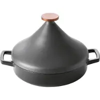 Beka 15140014, Auflaufform, Rund, Eisenguss, 4 Person(en), Keramik, Gas, Halogen, Induktion, Versiegelte Platte, Schwarz, Bronze