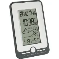TFA-Dostmann Multy, Schwarz, Silber, Innen-Hygrometer, Innen-Thermometer, Außen-Hygrometer, Außen-Thermometer, Hygrometer, Thermometer, Hygrometer, Thermometer, Kunststoff, 20 - 95%