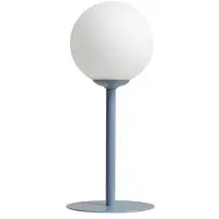 Aldex Tischlampe Joel , blau, für Wohn- / Esszimmer, Metall, Tischlampe