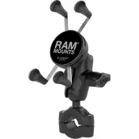 Ram Mounts RAM-B-408-75-1-UN7U, Handy/Smartphone, Motorrad, Schwarz