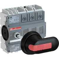 ABB OT160G03P Lasttrennschalter 3-polig 160 A, mit Griff und Welle Trägerplatten- und DIN-Schienenmontage 1SCA135139R1001