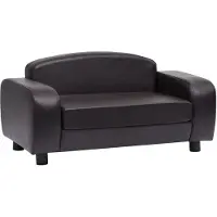 vidaXL Hundesofa Braun 80x50x40 cm Kunstleder