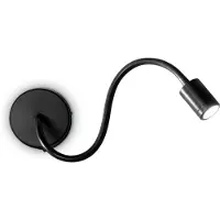 Ideal Lux Flexible LED-Wandleuchte Focus, schwarz