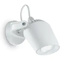Ideal Lux Moderne Wandleuchte Elio Materie Plastiche Bianco 1 Licht Gu10