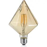 TRIO LED-Lampe E27 4W 2.700K Diamant amber