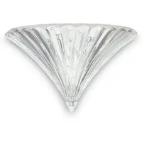 Ideal Lux Wandlampe Santa, Breite 39 cm, transparent, Glas