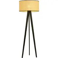 Emibig Stehlampe , 1xE27, 60W, Modell ASTON LP1, Rattan, Artikelnummer 1149/LP1