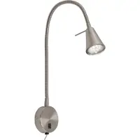 Briloner Wandleuchte Tusa, nickel, Metall, 45cm, Flexarm