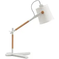 Mantra-Iluminacion Tischleuchte Nordica m. Textilschirm