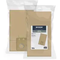 SQOON CleanInQ - Vakuumreiniger Beutel Cleaninq NILFISK GD1000/VP300 Papier | Ein 10 Stück einbacken