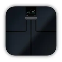 Garmin Index S2, Elektronische Personenwaage, 181,4 kg, Schwarz, kg / lb, Rechteck, 16 Benutzer