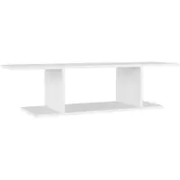 The Living Store TV-Wandschrank Weiß 103x30x26,5 cm