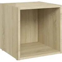 The Living Store TV-Schrank Sonoma-Eiche 37x35x37 cm Holzwerkstoff