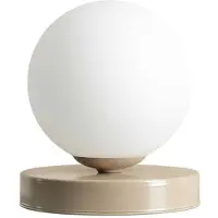 Aldex Tischlampe Joel, Höhe 17 cm, beige/weiß