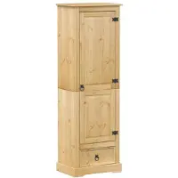 vidaXL Kleiderschrank Corona 55x38x170 cm Massivholz Kiefer