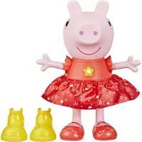 Hasbro Stehpuppe "Peppa Pig, Peppas Matschepfützen-Party", bunt, Puppen, Kinder, Stehpuppe, mit Funktionen