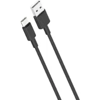 XO usb-a stecker auf typ c kabel - 2.4a - laden + hochgeschwindigkeitsdatenübertragung - 1m - farbe schwarz