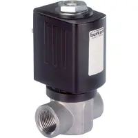 Burkert Magnetventil G1/4'' NC Edelstahl Keramik 0-150bar/2176psi 230VAC 6027 267237