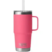 Yeti Coolers - Rambler Straw Mug - Isolierbecher Gr 739 ml rosa