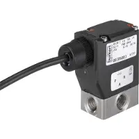 Burkert Magnetventil 3/2-Wege NPT 1/4'' NC Edelstahl FKM 0-5bar/73psi 24VAC/DC ATEX 0330 20015836