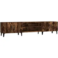 The Living Store TV-Schrank Räuchereiche 180x31,5x40 cm Holzwerkstoff