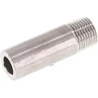 Tameson R 2 1/2'' Außengewinde x 76,1mm Edelstahl-Rohrnippel mit Anschweißende 20 bar DIN 2982 - 170mm