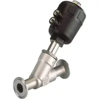 Burkert Clamp DN 25 NC Pneumatisches 2-Wege-Schrägsitzventil Edelstahl - 2000 - 229908