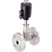 Burkert Flansch DN 80 NC Pneumatisches 2-Wege Geradsitzventil Edelstahl - 2012 - 20007174