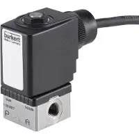 Burkert Magnetventil G1/4'' NC Edelstahl FKM 0-10bar/145psi 24VAC/DC ATEX 6013 351901