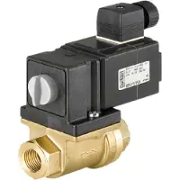 Burkert Magnetventil G1/2'' NC Messing EPDM 0-1bar/15psi 24VAC/DC Vakuum 0131 246789