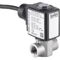 Burkert Magnetventil NPT 1/4'' NC Edelstahl PTFE 0-16bar/232psi 24VAC/DC Sauerstoff Fett-/Ölfrei ATEX 6240 349336