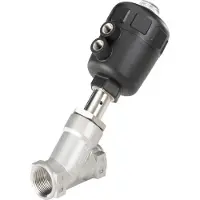 Burkert G 3/8'' NC Pneumatisches 2-Wege-Schrägsitzventil Edelstahl - 2000 - 468977