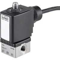 Burkert Magnetventil 3/2-Wege NPT 1/8'' NC Edelstahl FKM 0-10bar/145psi 24VAC/DC ATEX 6014 20001629