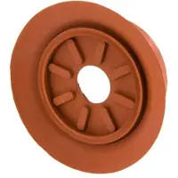 Tameson 100mm Flacher SBR Rotbraun Vakuumsauger G 1/4 Zoll Innenhub 6mm Dünne Lippen