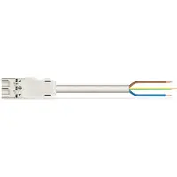 Wago 771-9293/216-202 konfektionierte Anschlussleitung,B2ca,Stecker/offenes Ende,weiß 7719293216202