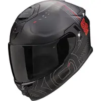 Scorpion EXO-GT SP Air Techlane Helm, schwarz matt/grau/rot, L (58/59)