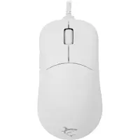 White Shark GRAPHENE-W, Beidhändig, Optisch, USB Type-A + PS/2, 12400 DPI, Weiß
