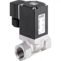 Burkert Magnetventil G1/2'' NC Edelstahl EPDM 0-16bar/232psi 24VAC Vakuum 290 45765