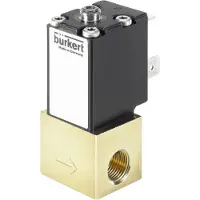 Burkert Magnetventil G1/8'' NC Messing FKM -1-3bar/-15-44psi 24VDC 2871 238940