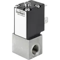 Burkert Magnetventil G1/8'' NC Edelstahl FKM -1-8bar/-15-116psi 24VDC 2871 238932
