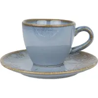 Bonna Sky Snell - Espressotassen und Untertasse - 80 cc - Porcelain - 6er set